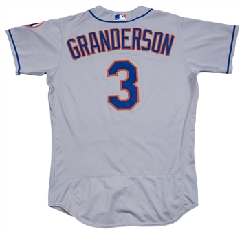 2017 Curtis Granderson Game Used New York Mets Road Jersey Used On 6/25/2017 For Career Home Run #303 (MLB Authenticated)